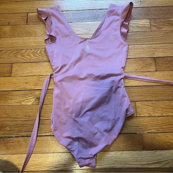 Free People Ruffle Wrap Bodysuit - Picture 3 of 3